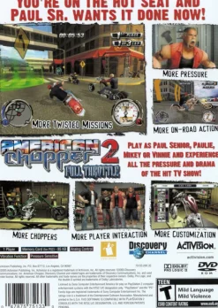 Fashion American Chopper 2 Full Throttle Ps2 Games