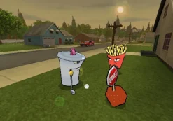 Sale Aqua Teen Hunger Force Zombie Ninja Pro-Am Ps2 Games