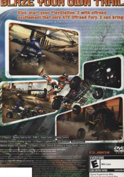 Fashion ATV Offroad Fury 3 Ps2 Games