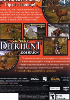 Clearance Cabela's Deer Hunt 2005 Ps2 Games