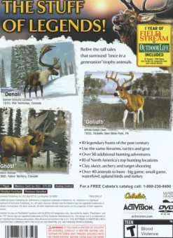 Fashion Cabela's Legendary Adventures Ps2 Games