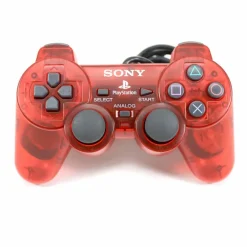 Hot Clear Red Dual Shock 2 Controller Ps2 Accessories