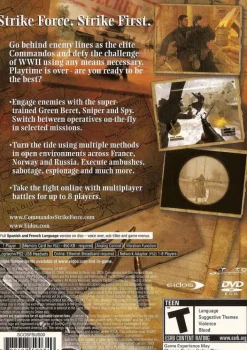 Sale Commandos Strike Force Ps2 Games
