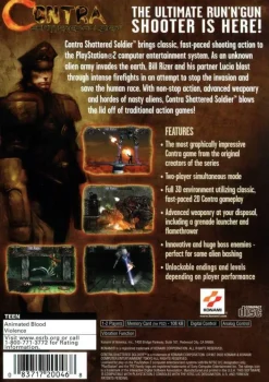 Outlet Contra Shattered Soldier Ps2 Games
