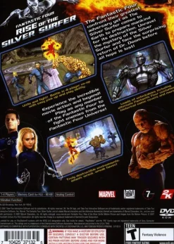 Outlet Fantastic 4 Rise of the Silver Surfer Ps2 Games