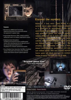 Fashion Fatal Frame Ps2 Games