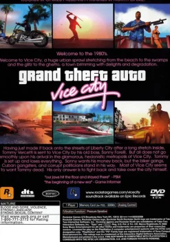 Outlet Grand Theft Auto Vice City Ps2 Games