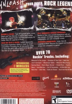 Clearance Guitar Hero III Legends of Rock Ps2 Games