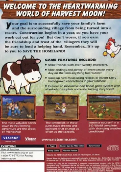 Online Harvest Moon Save the Homeland Ps2 Games