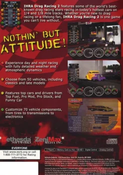Clearance IHRA Drag Racing 2 Ps2 Games