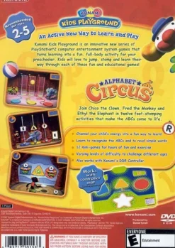 Online Konami Kids Playground: Alphabet Circus Ps2 Games