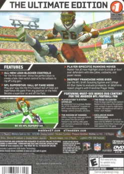 Clearance Madden 2007 Hall of Fame Edition Ps2 Games