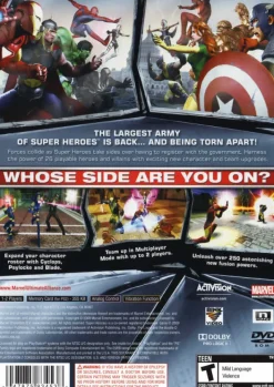 New Marvel Ultimate Alliance 2 Ps2 Games