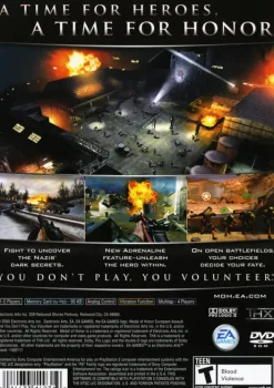 Online Medal of Honor European Assault Ps2 Games