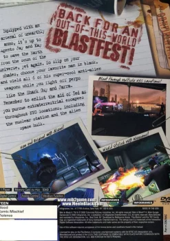 Hot Men in Black Alien Escape Ps2 Games