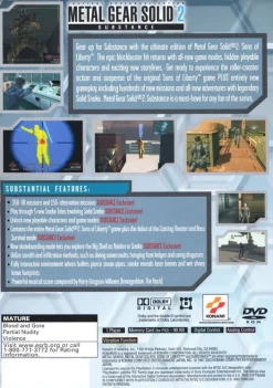 New Metal Gear Solid 2 Substance Ps2 Games