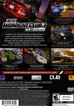Online Midnight Club 3 Dub Edition Ps2 Games