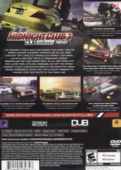 Online Midnight Club 3 Dub Edition Remix Ps2 Games