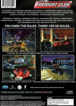 Sale Midnight Club Street Racing Ps2 Games
