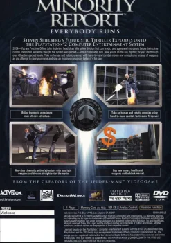 Outlet Minority Report Ps2 Games