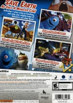Online Monsters vs. Aliens Ps2 Games