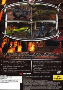 Fashion Mortal Kombat Deadly Alliance Ps2 Games