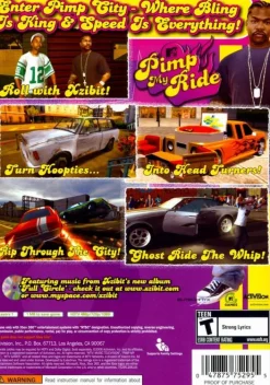 Online MTV Pimp My Ride Ps2 Games