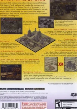 Online Nobunaga's Ambition Rise to Power Ps2 Games