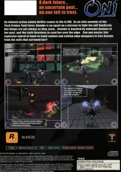 Outlet Oni Ps2 Games