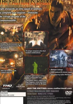 Discount Red Faction 2 Ps2 Games