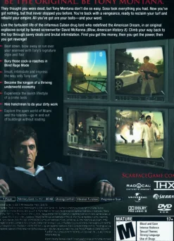 New Scarface the World is Yours Ps2 Games