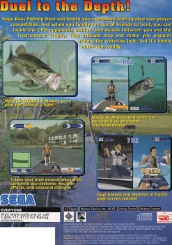 New Sega Bass Fishing Duel Ps2 Games
