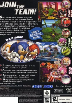 Hot Sonic Heroes Ps2 Games