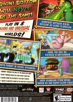 Outlet SpongeBob SquarePants Creature from Krusty Krab Ps2 Games