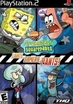 New SpongeBob SquarePants Lights Camera Pants Ps2 Games