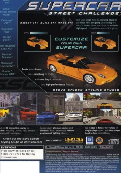 Hot Supercar Street Challenge Ps2 Games