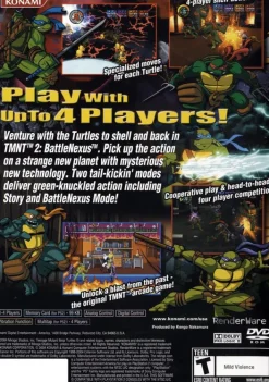 Clearance Teenage Mutant Ninja Turtles 2 Ps2 Games
