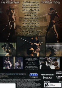 Clearance Tenchu Fatal Shadows Ps2 Games