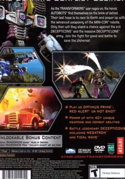 Sale Transformers Ps2 Games