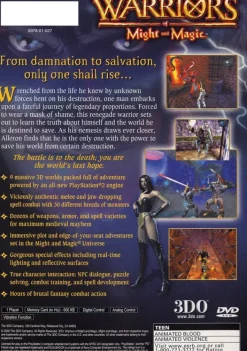 Clearance Warriors of Might and Magic Ps2 Games