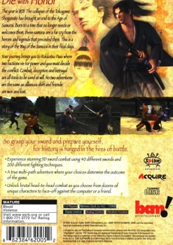 Clearance Way of the Samurai Ps2 Games