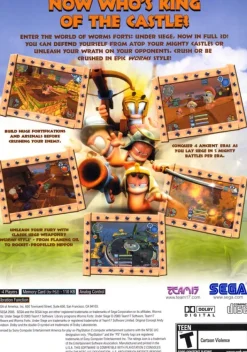 Hot Worms Forts Under Siege Ps2 Games