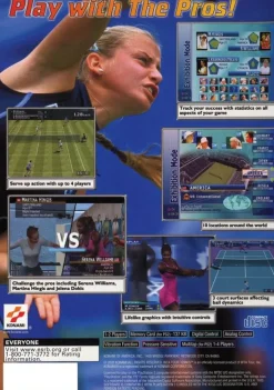 Fashion WTA Tour Tennis Ps2 Games