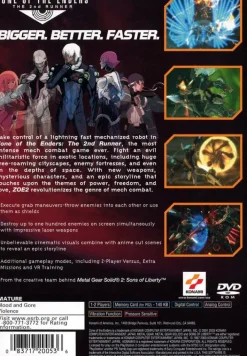 Sale Zone of Enders 2nd Runner Ps2 Games